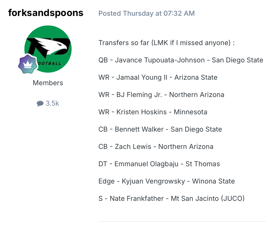 Transfer Portal 2024-25 - Page 30 - Football - SiouxSports.com Forum.png